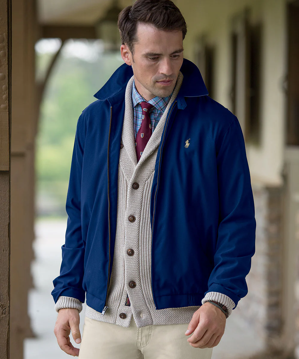 Polo Ralph Lauren Microfiber Full-Zip Waist-Length Jacket - Image 3