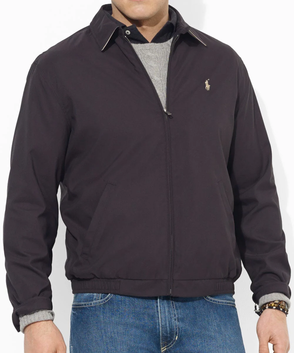 Polo Ralph Lauren Microfiber Full-Zip Waist-Length Jacket - Image 6