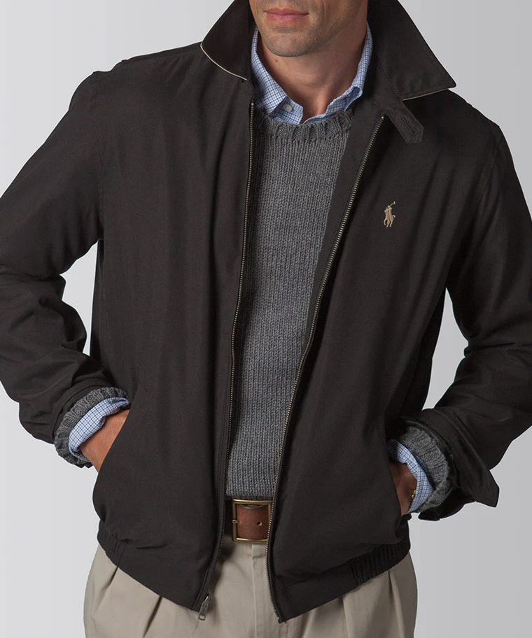 Polo Ralph Lauren Microfiber Full-Zip Waist-Length Jacket - Image 7