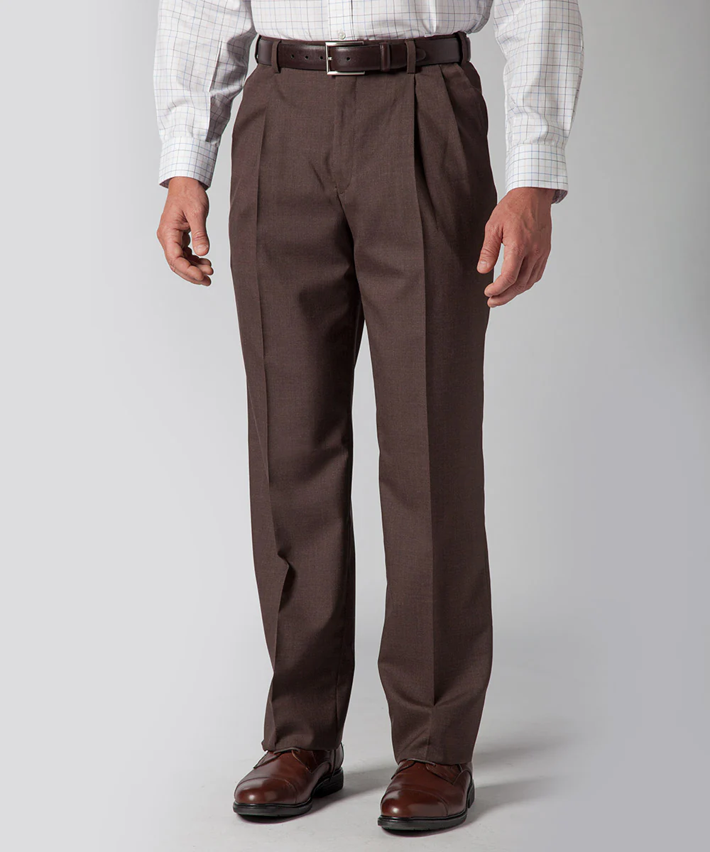 Westport 1989 Pleated Wool Blend Dress Pants - Image 3