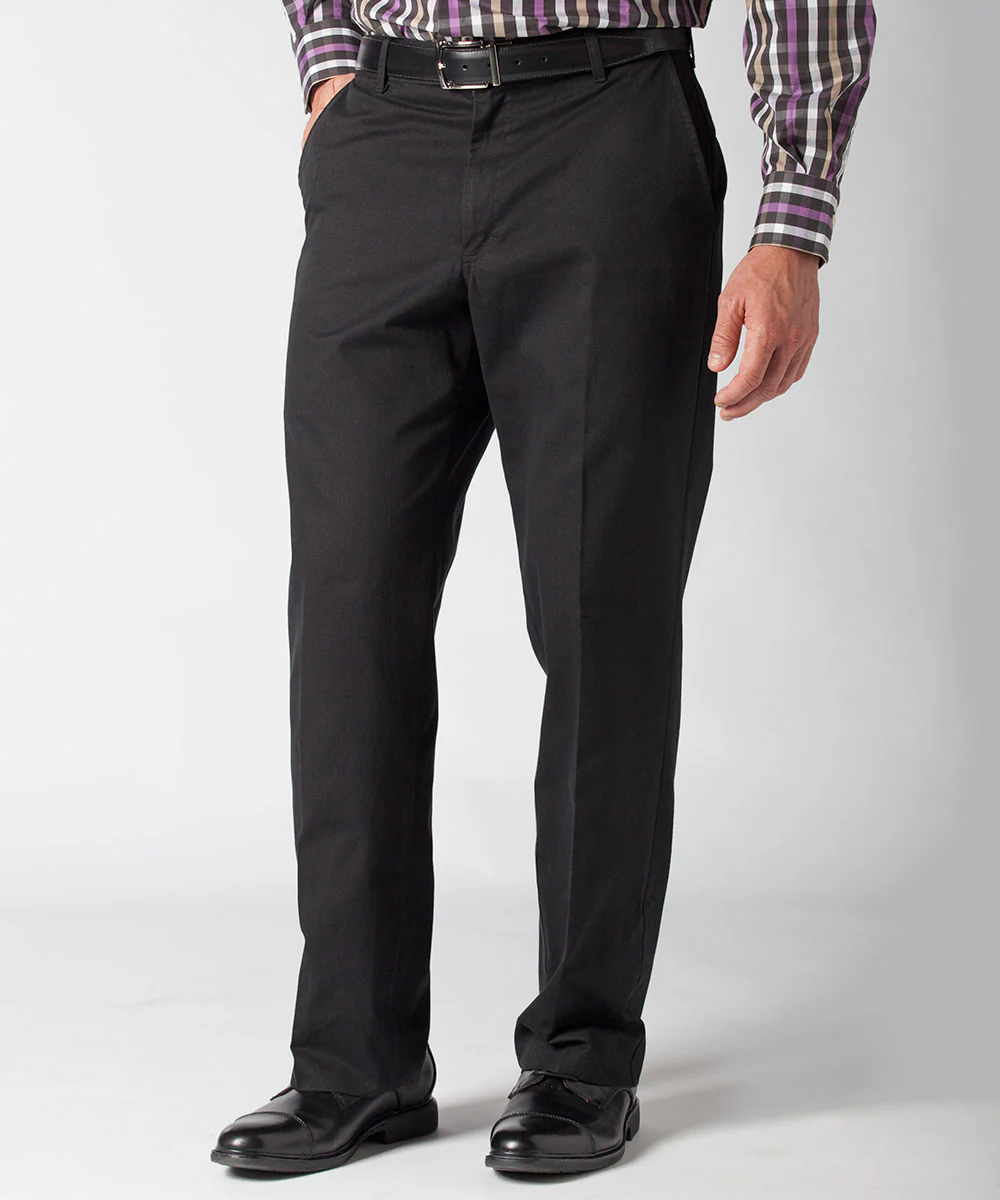 Westport 1989 Flat Front Wool-Blend Dress Pants - Image 4