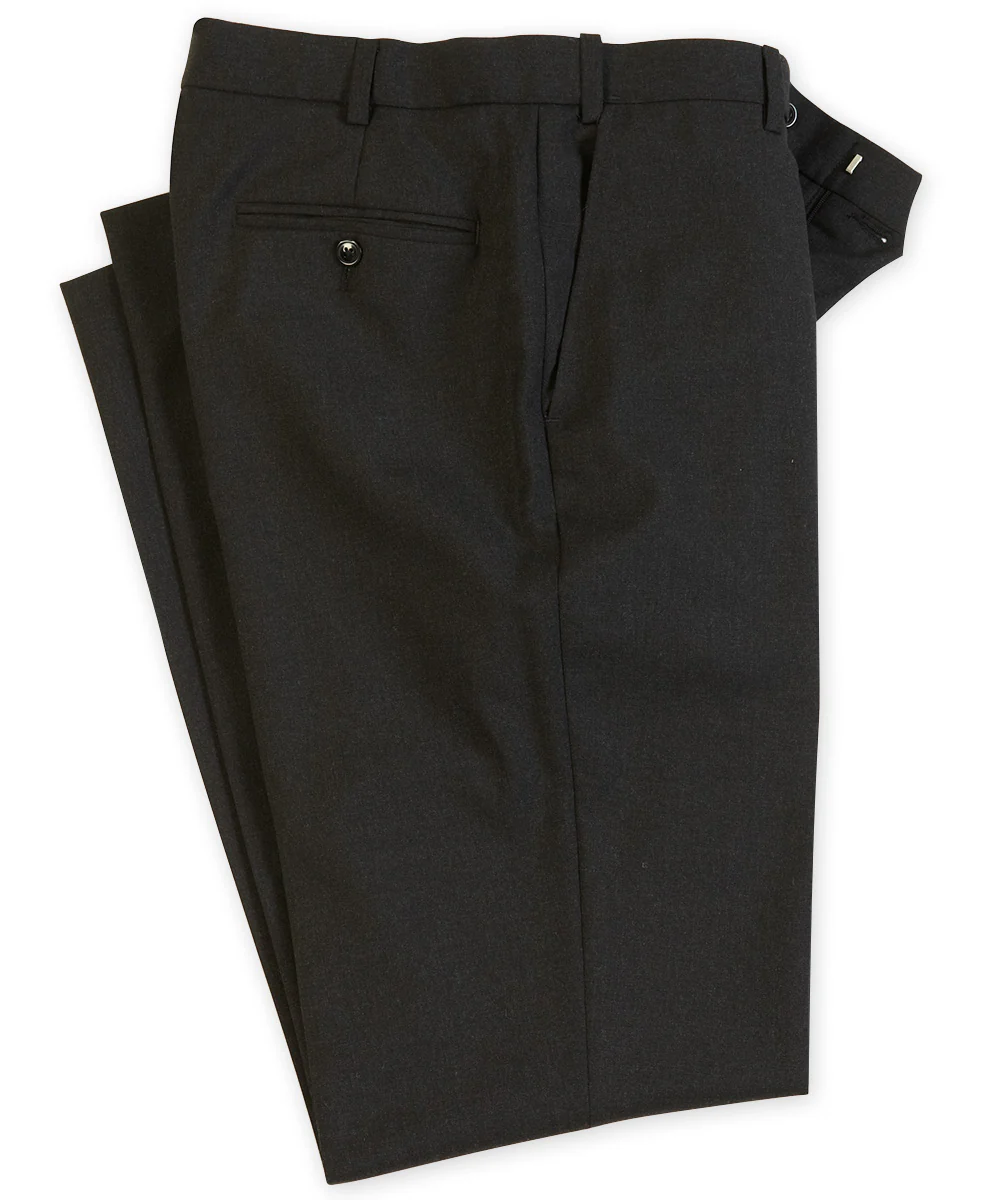 Westport 1989 Flat Front Wool-Blend Dress Pants - Image 7