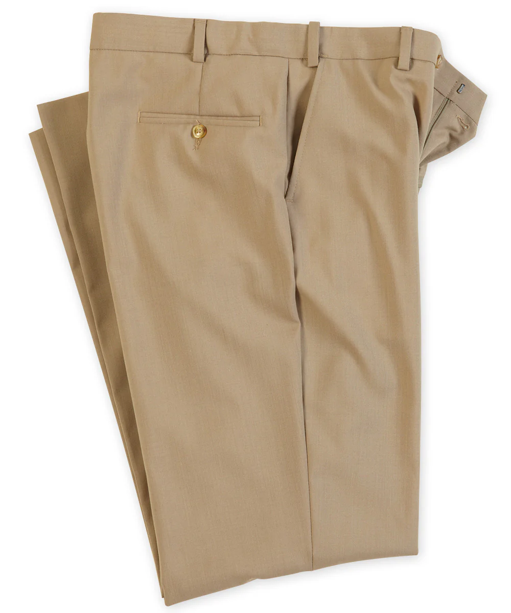 Westport 1989 Flat Front Wool-Blend Dress Pants - Image 7