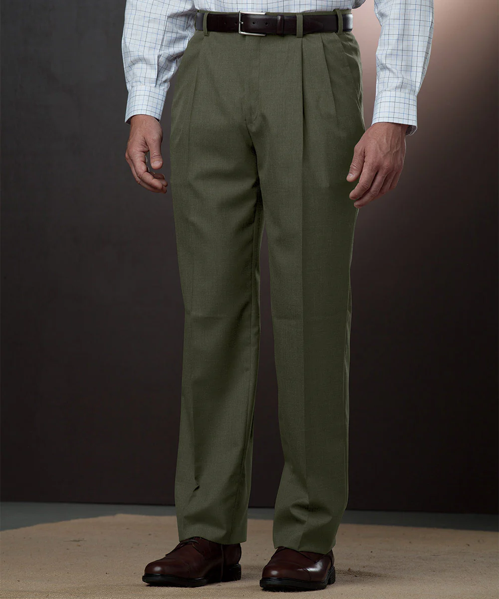 Westport 1989 Pleated Satin Twill Pants - Image 3