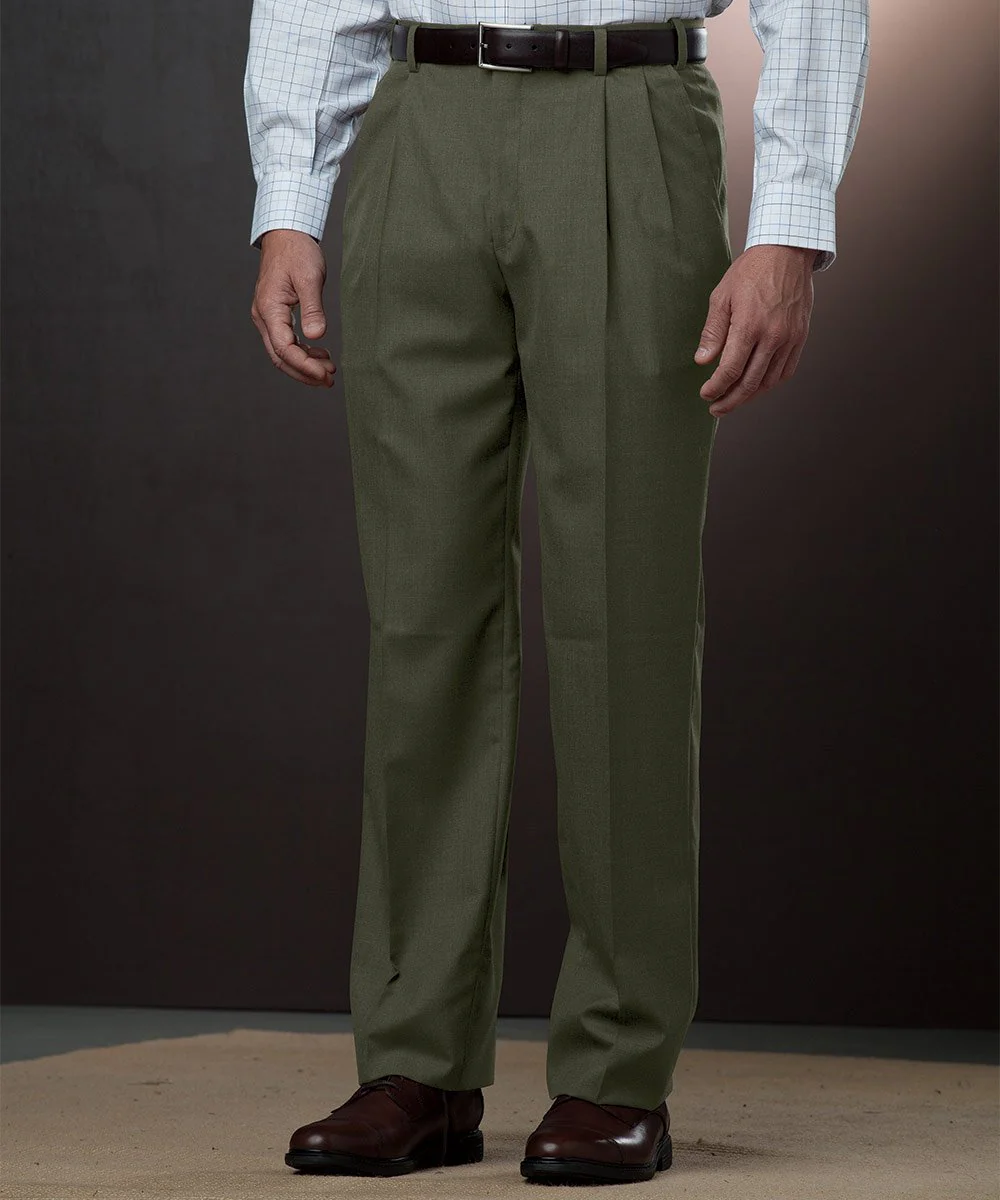 Westport 1989 Pleated Satin Twill Pants - Image 3