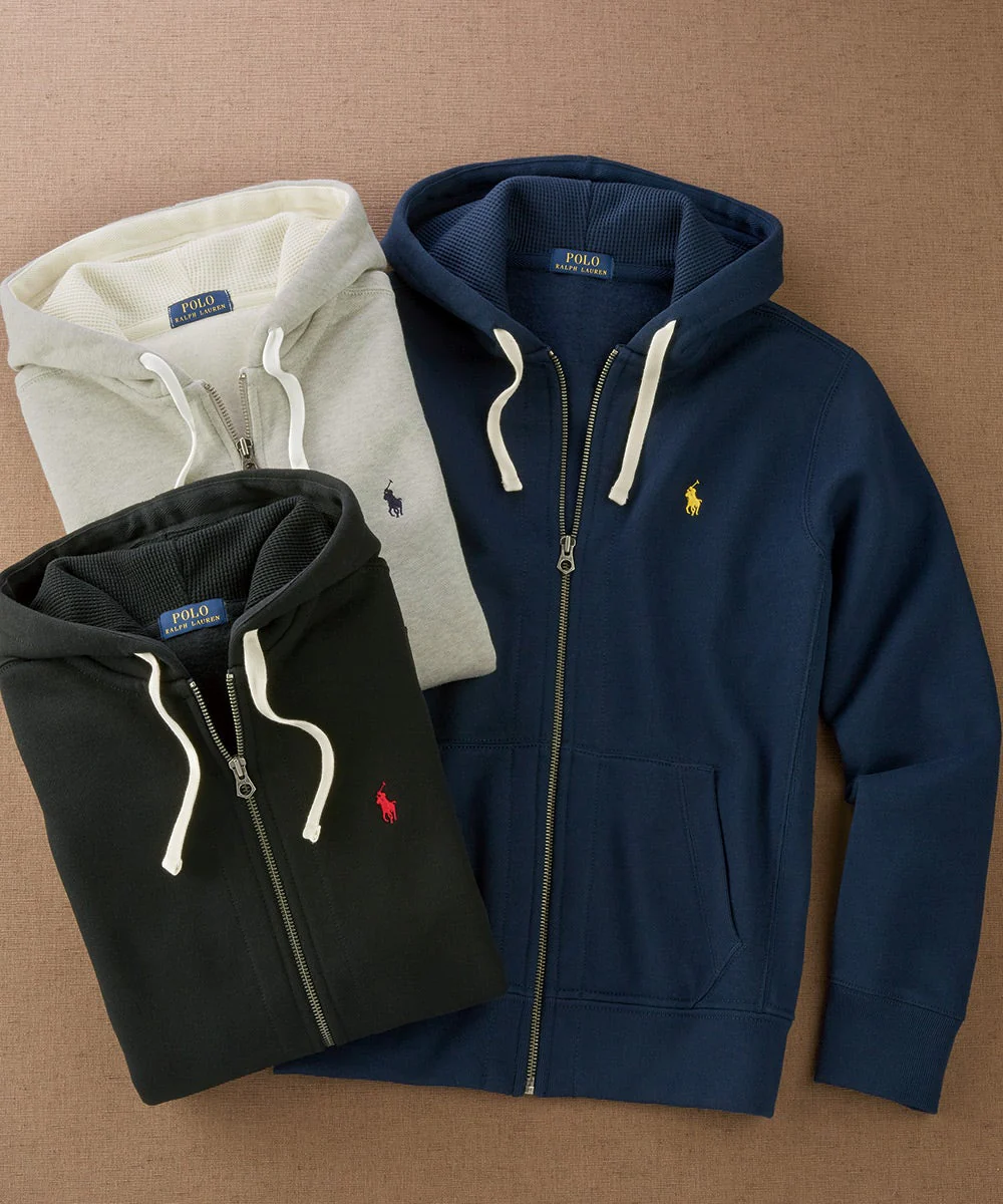 Polo Ralph Lauren Fleece Zip-Front Hoodie - Image 5