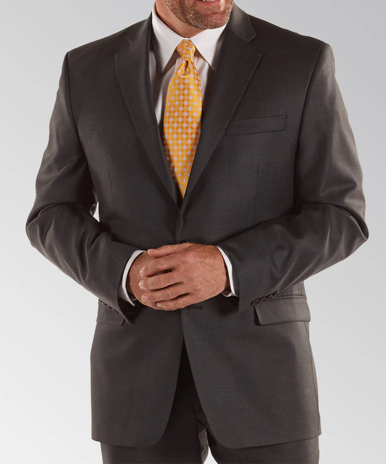 Lauren Ralph Lauren Natural Stretch Wool Side Vented Suit Jacket - Image 3