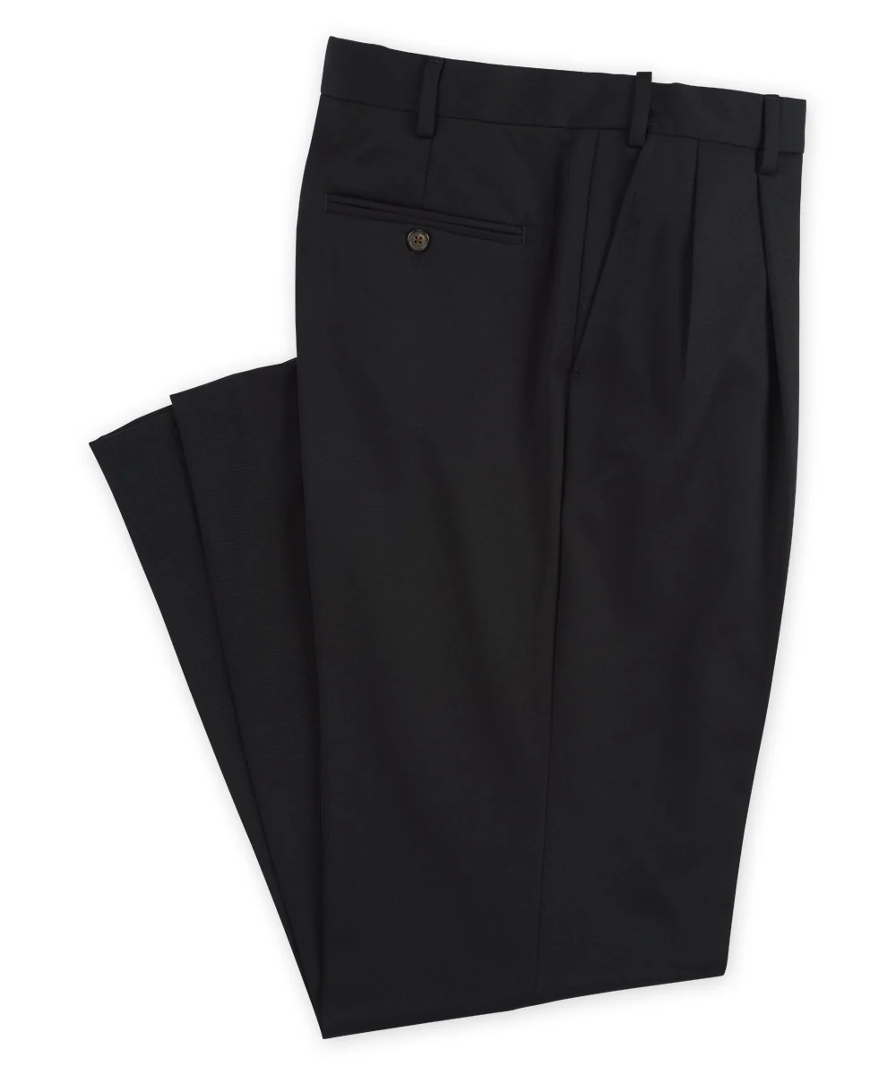 Westport 1989 Pleated Wool Gabardine Dress Pants - Image 4