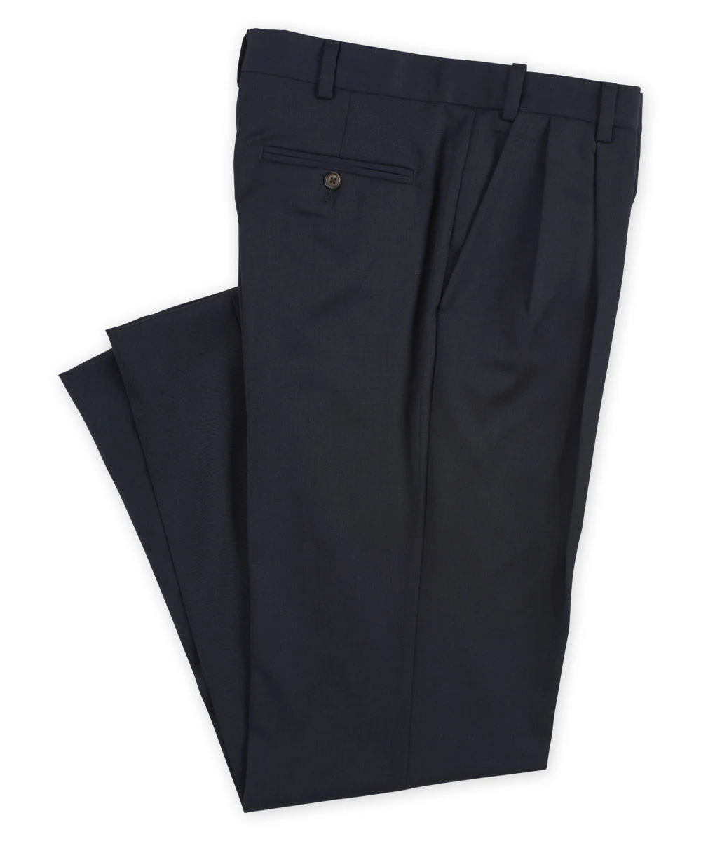 Westport 1989 Pleated Wool Gabardine Dress Pants - Image 7
