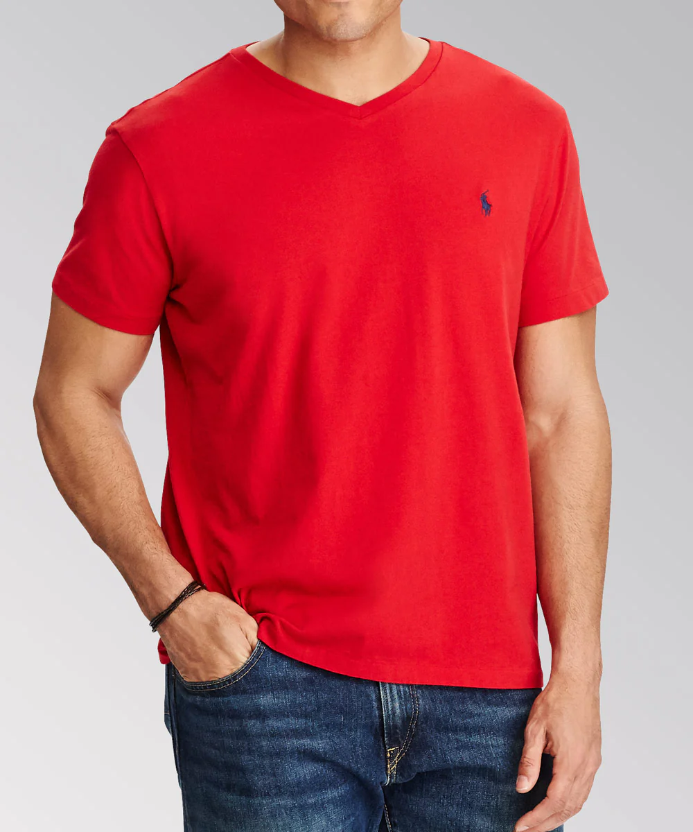Polo Ralph Lauren Short Sleeve V-Neck Tee Shirt - Image 10