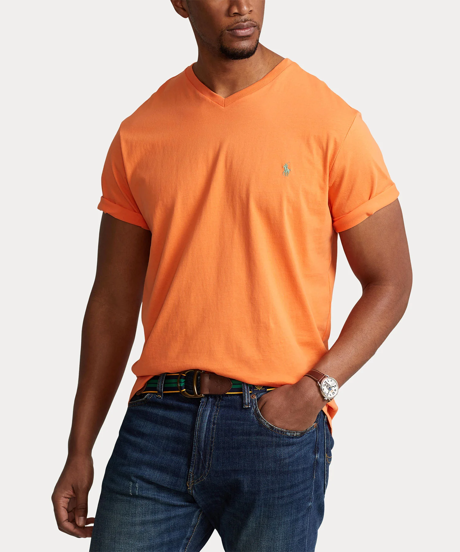 Polo Ralph Lauren Short Sleeve V-Neck Tee Shirt - Image 11