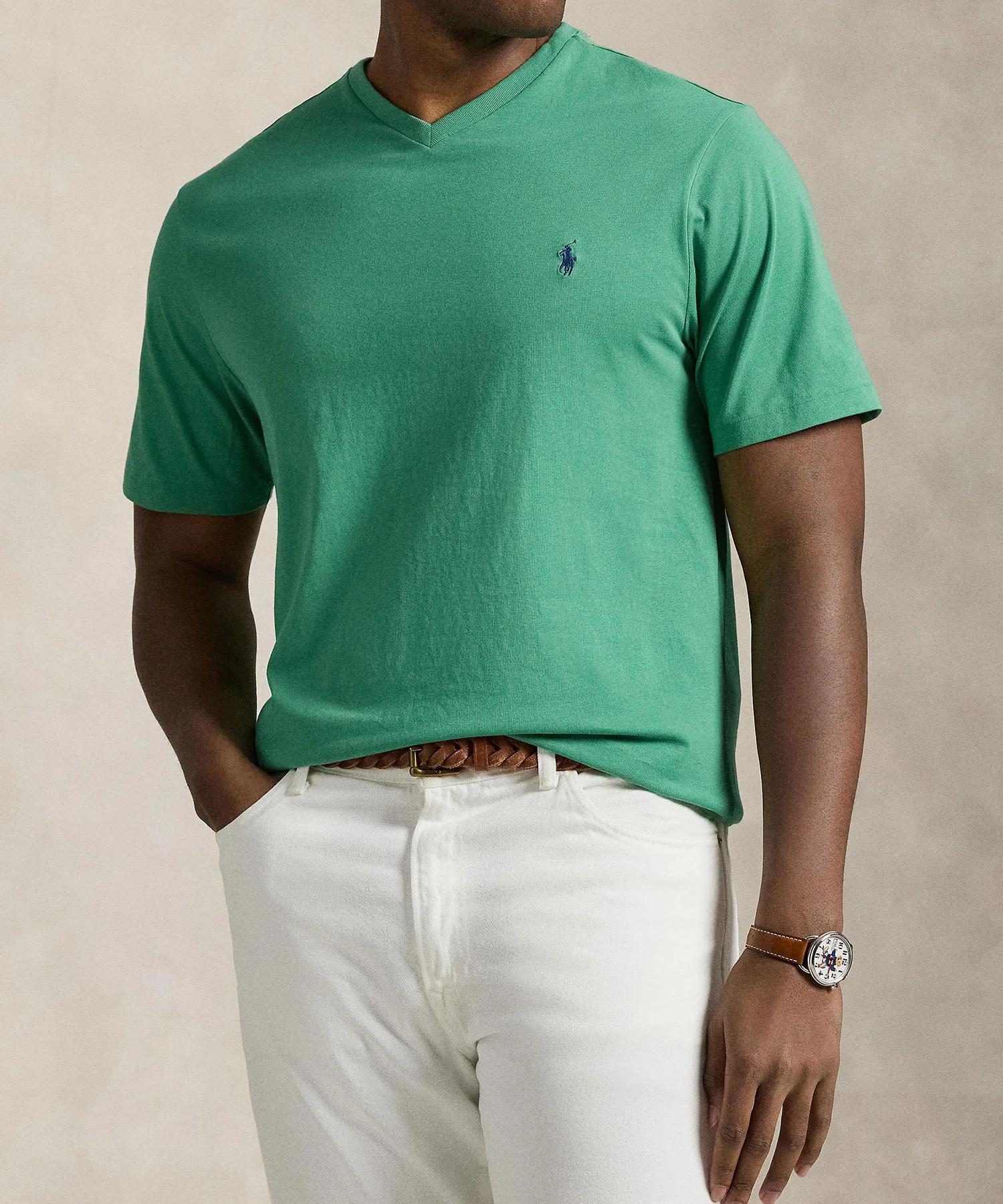 Polo Ralph Lauren Short Sleeve V-Neck Tee Shirt - Image 20