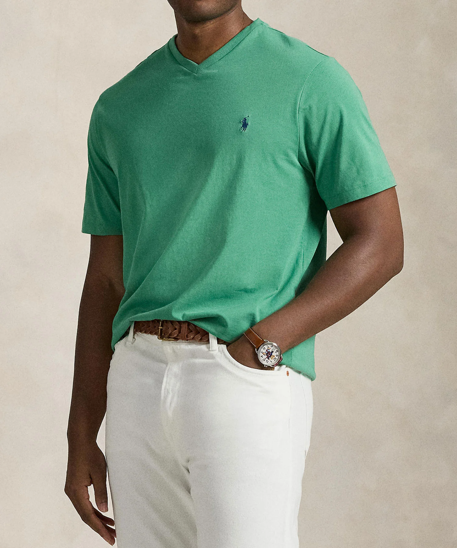 Polo Ralph Lauren Short Sleeve V-Neck Tee Shirt - Image 21