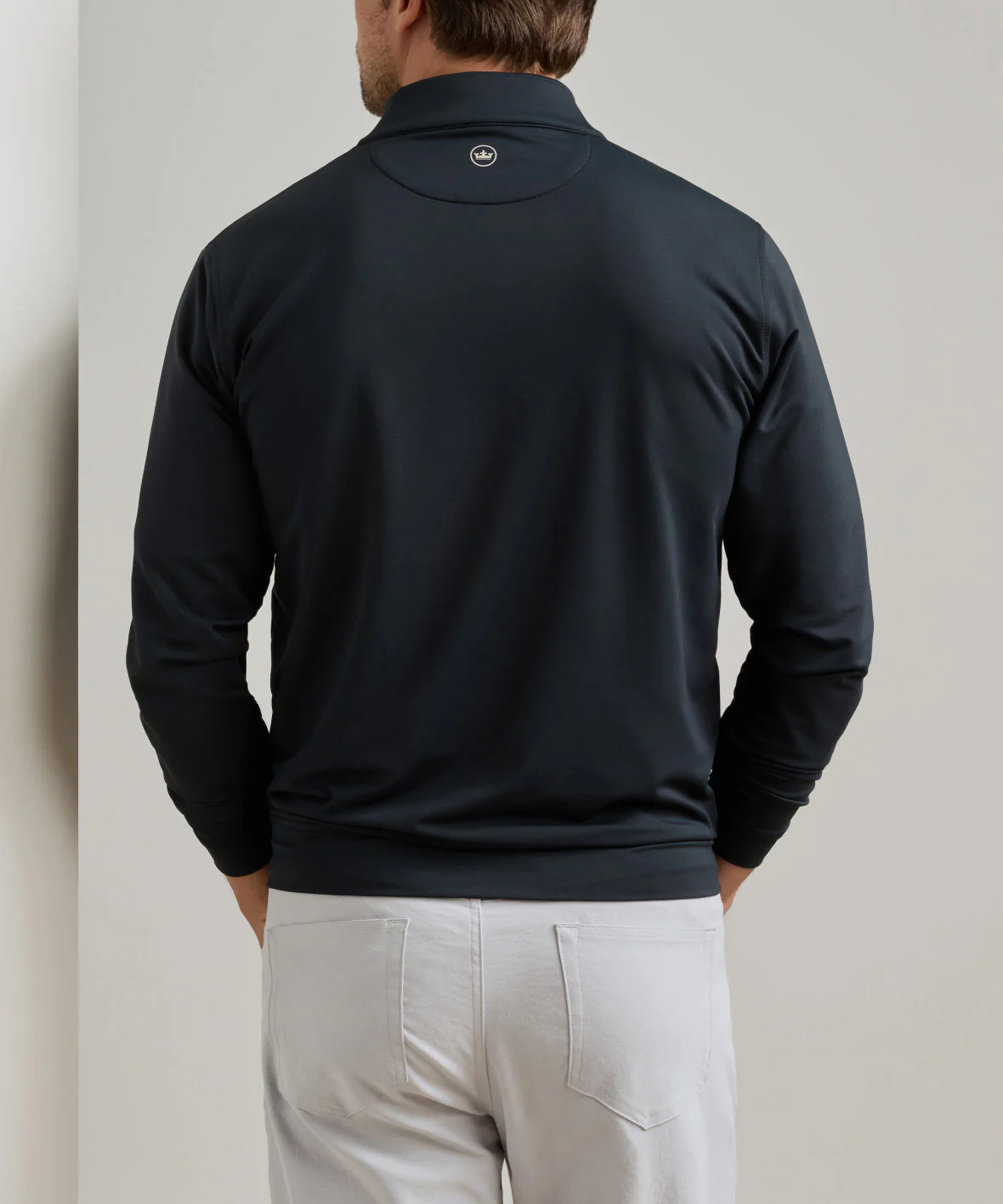 Peter Millar Perth Stretch Loop Terry Quarter-Zip Pullover - Image 4