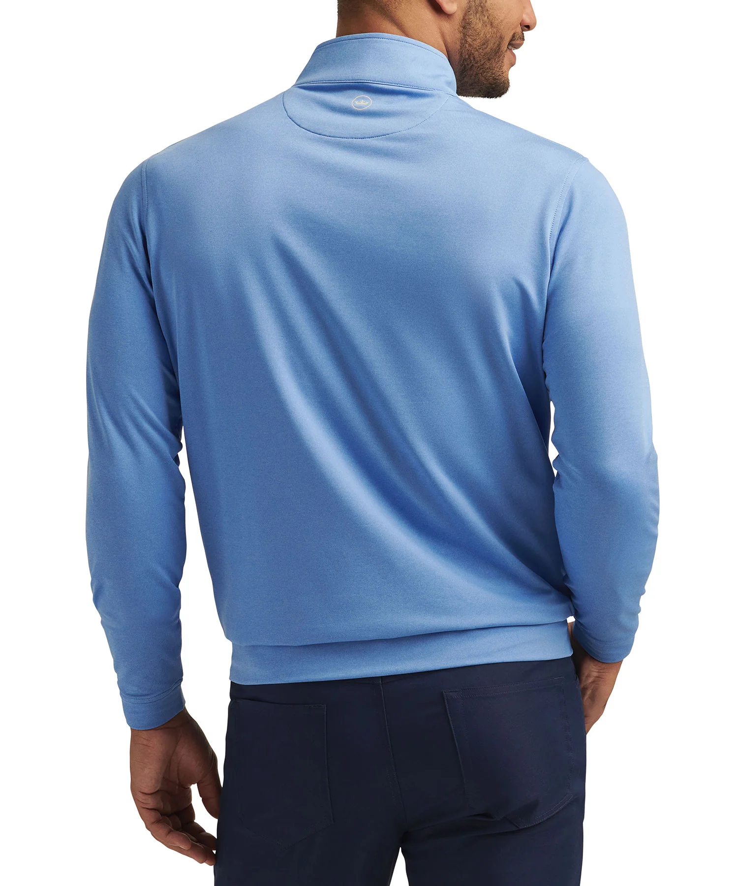 Peter Millar Perth Stretch Loop Terry Quarter-Zip Pullover - Image 9