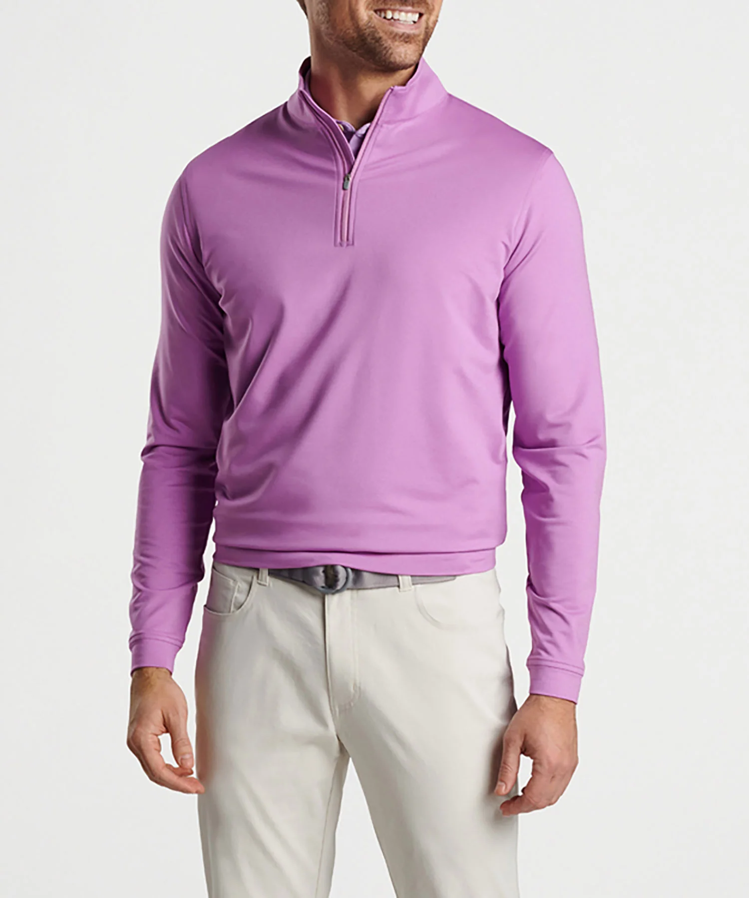 Peter Millar Perth Stretch Loop Terry Quarter-Zip Pullover - Image 19
