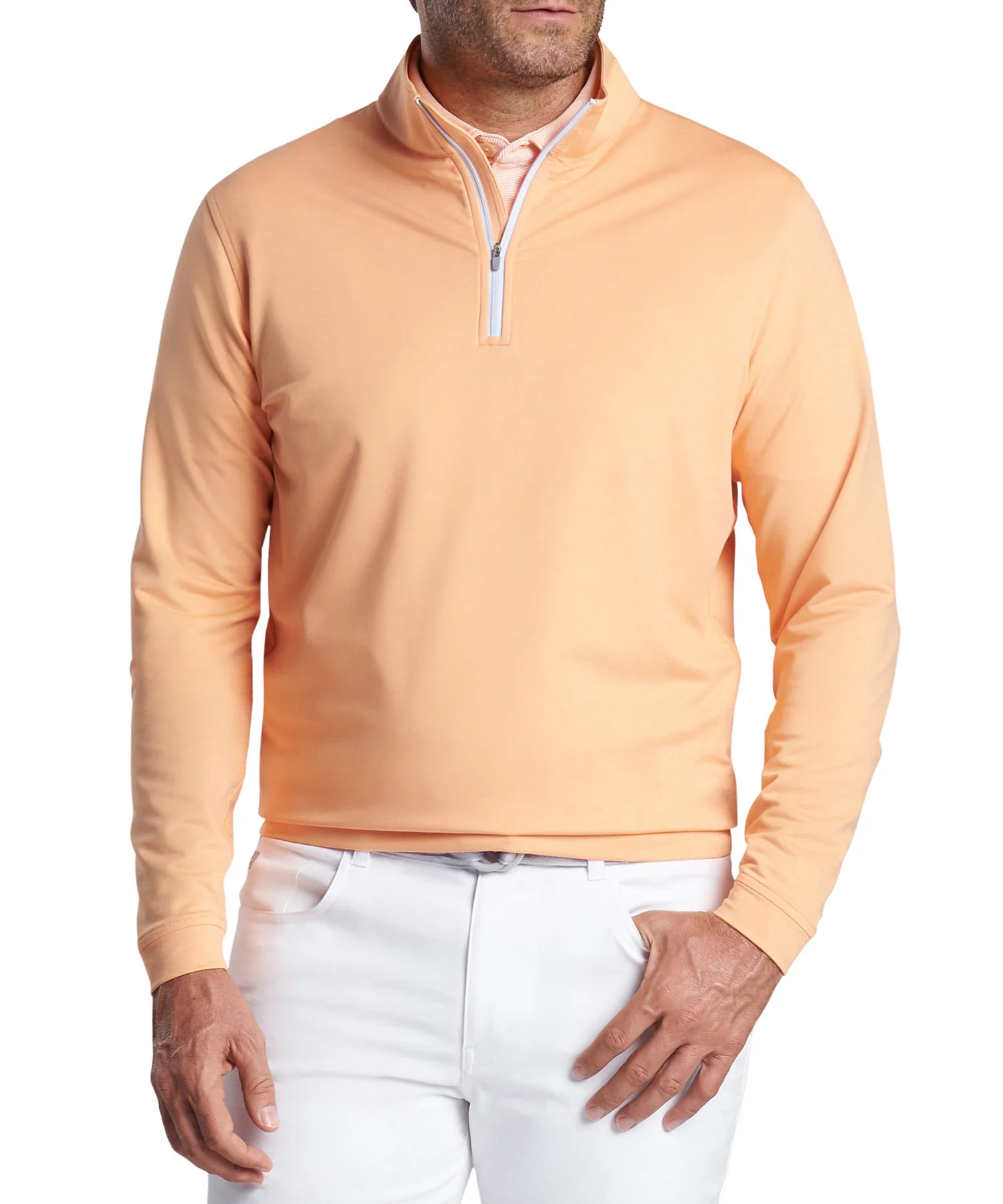 Peter Millar Perth Stretch Loop Terry Quarter-Zip Pullover - Image 12