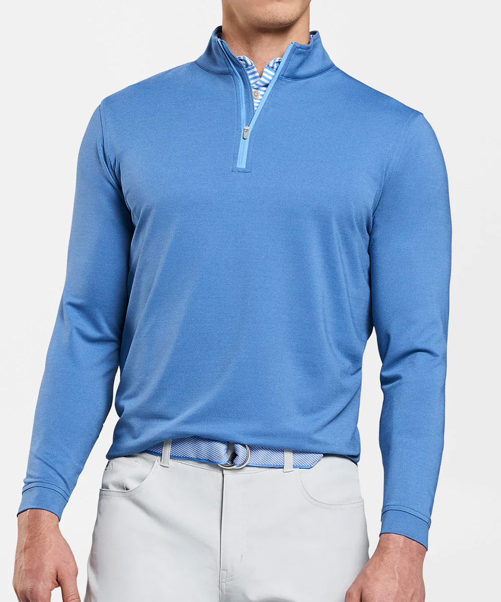 Peter Millar Perth Stretch Loop Terry Quarter-Zip Pullover - Image 14