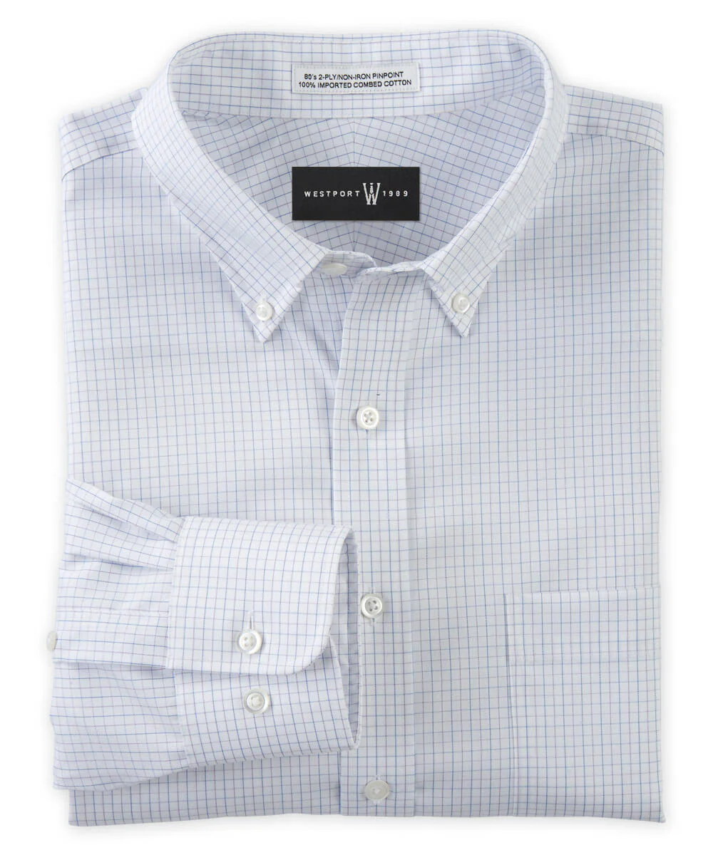 Westport 1989 Micro Tattersall Non-Iron Dress Shirt
