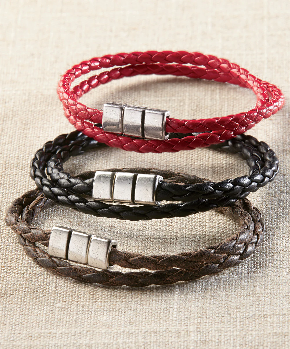 Torino Leather Bracelet - Image 3