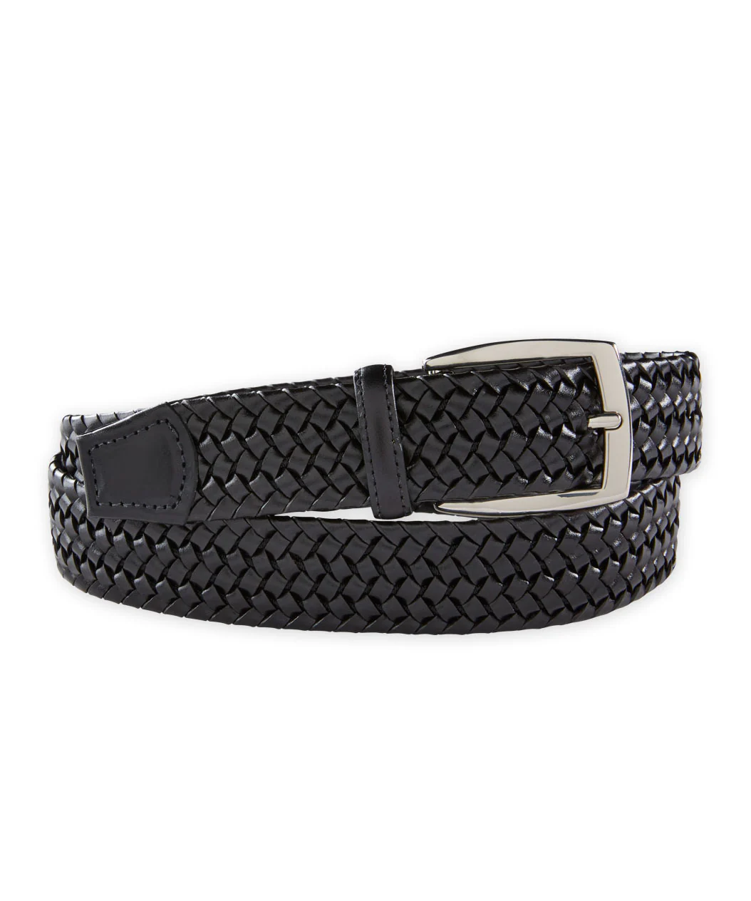 Woven Stretch Leather Belt - Image 5