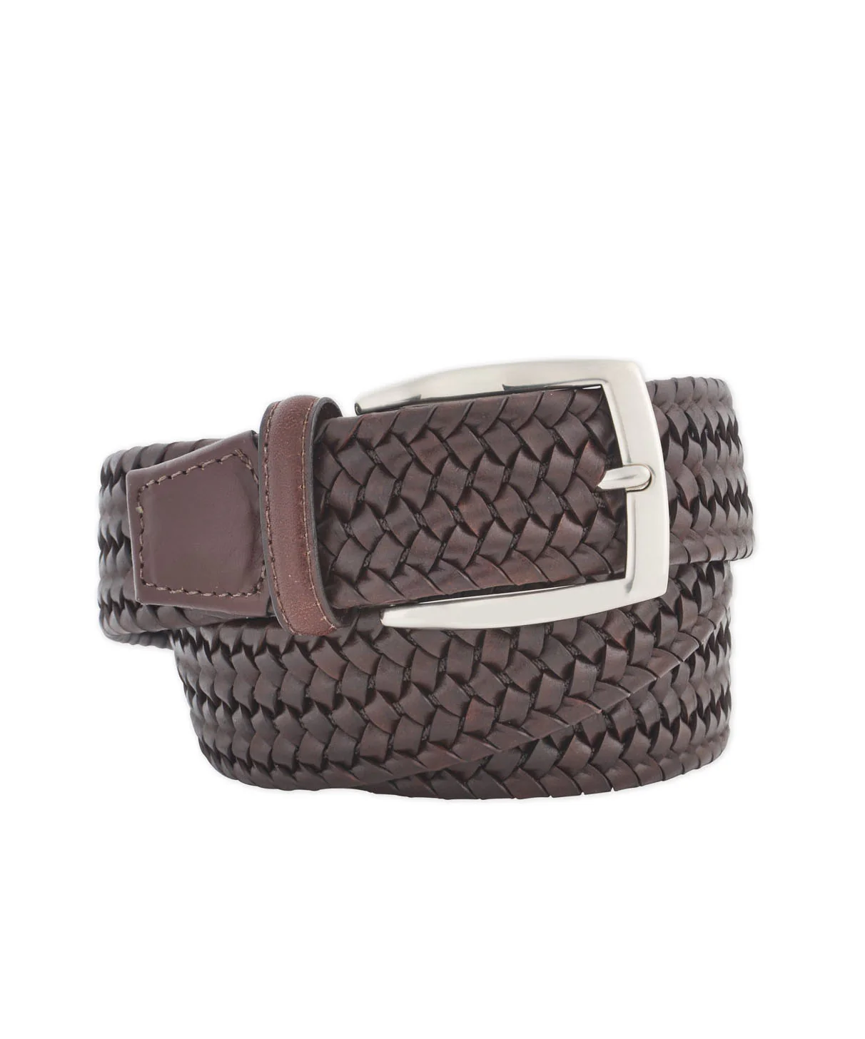 Woven Stretch Leather Belt - Image 6