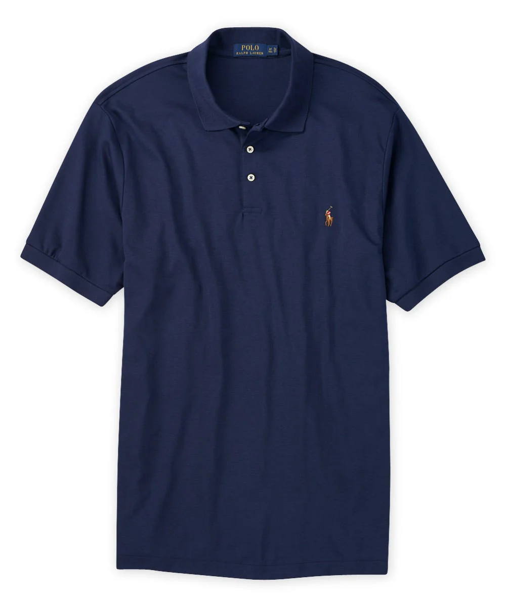Polo Ralph Lauren Short Sleeve Classic Fit Soft Touch Pima Cotton Polo Shirt - Image 11
