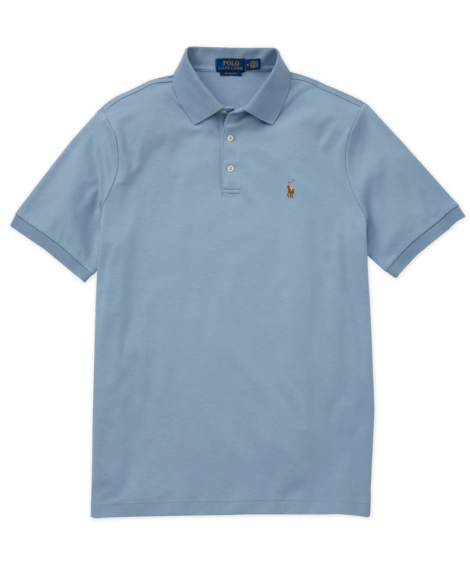 Polo Ralph Lauren Short Sleeve Classic Fit Soft Touch Pima Cotton Polo Shirt - Image 17