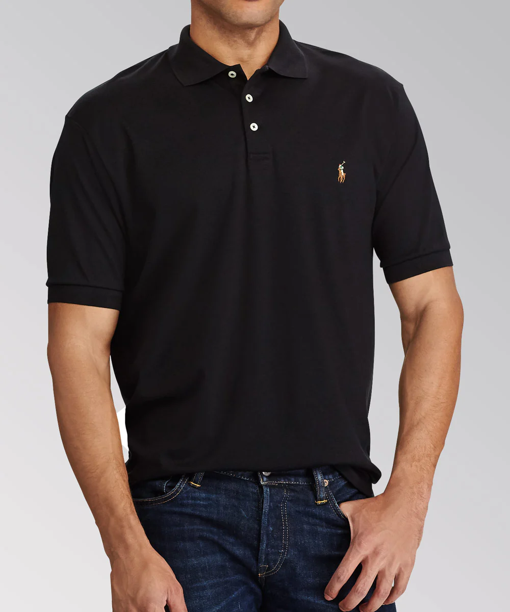 Polo Ralph Lauren Short Sleeve Classic Fit Soft Touch Pima Cotton Polo Shirt - Image 7