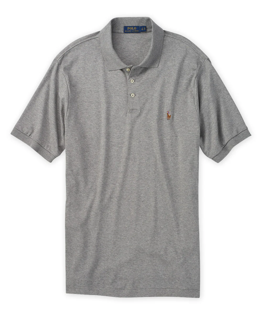 Polo Ralph Lauren Short Sleeve Classic Fit Soft Touch Pima Cotton Polo Shirt - Image 8