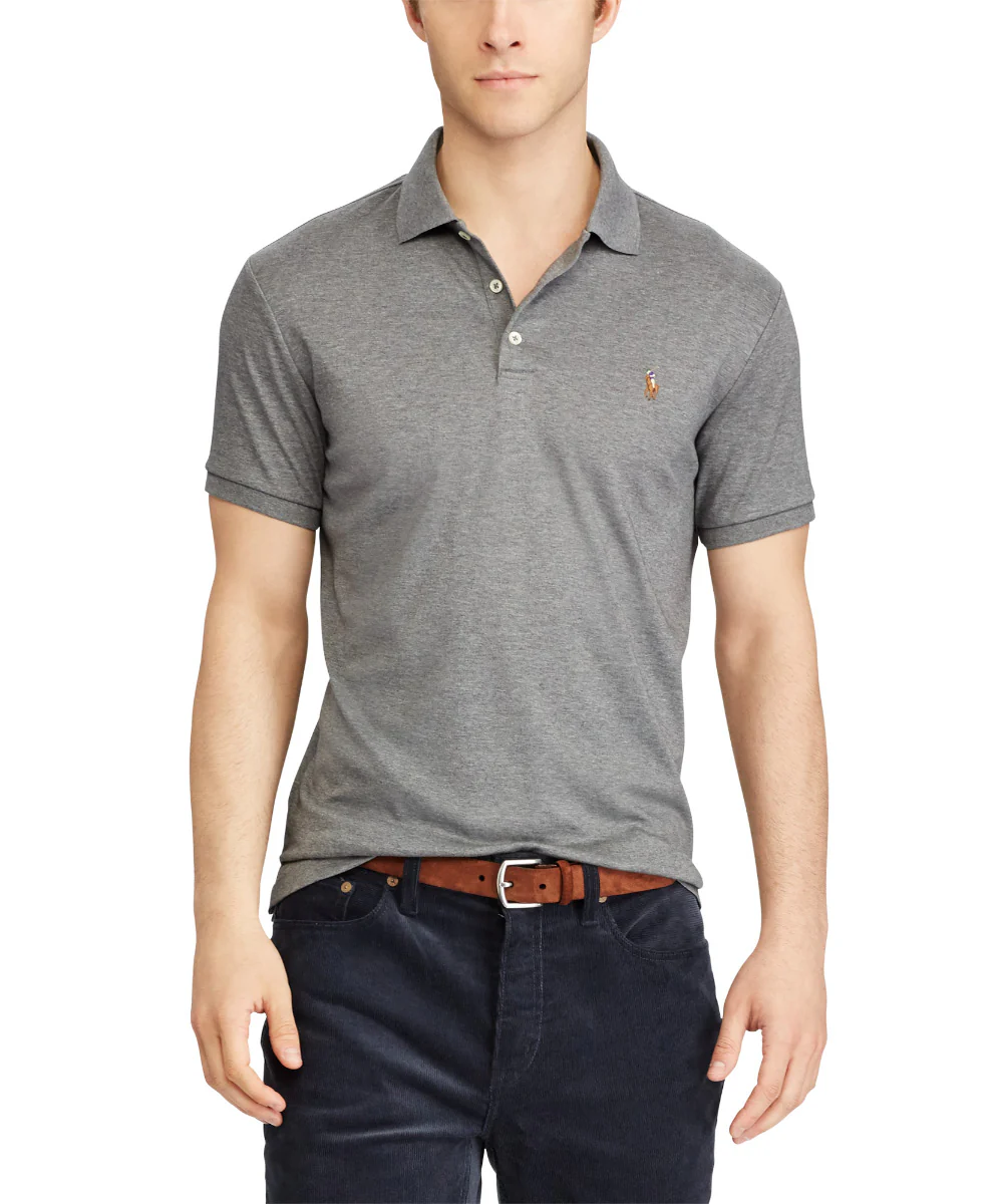 Polo Ralph Lauren Short Sleeve Classic Fit Soft Touch Pima Cotton Polo Shirt - Image 9
