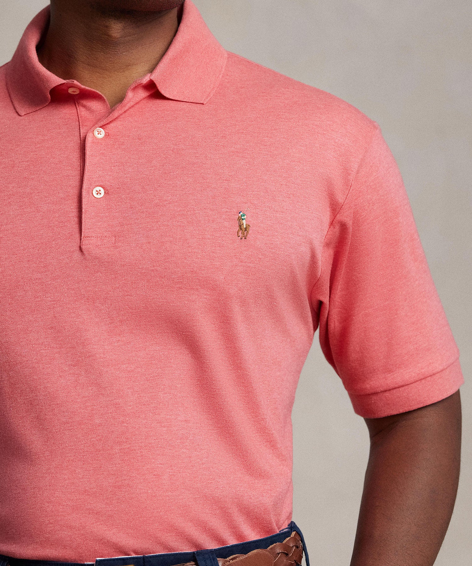 Polo Ralph Lauren Short Sleeve Classic Fit Soft Touch Pima Cotton Polo Shirt - Image 27