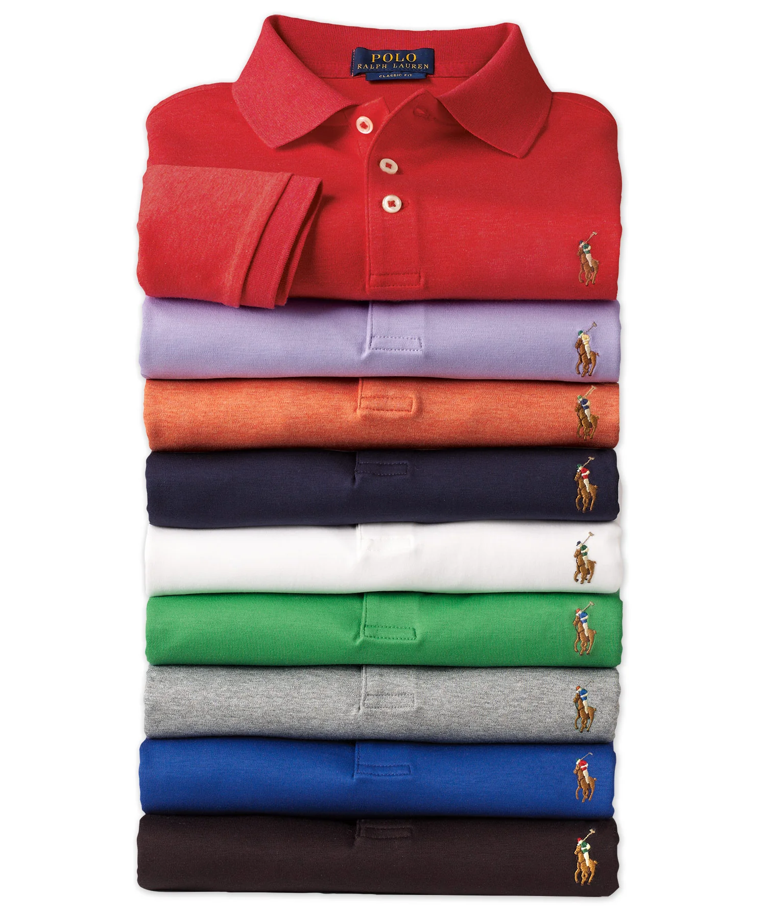 Polo Ralph Lauren Short Sleeve Classic Fit Soft Touch Pima Cotton Polo Shirt - Image 3