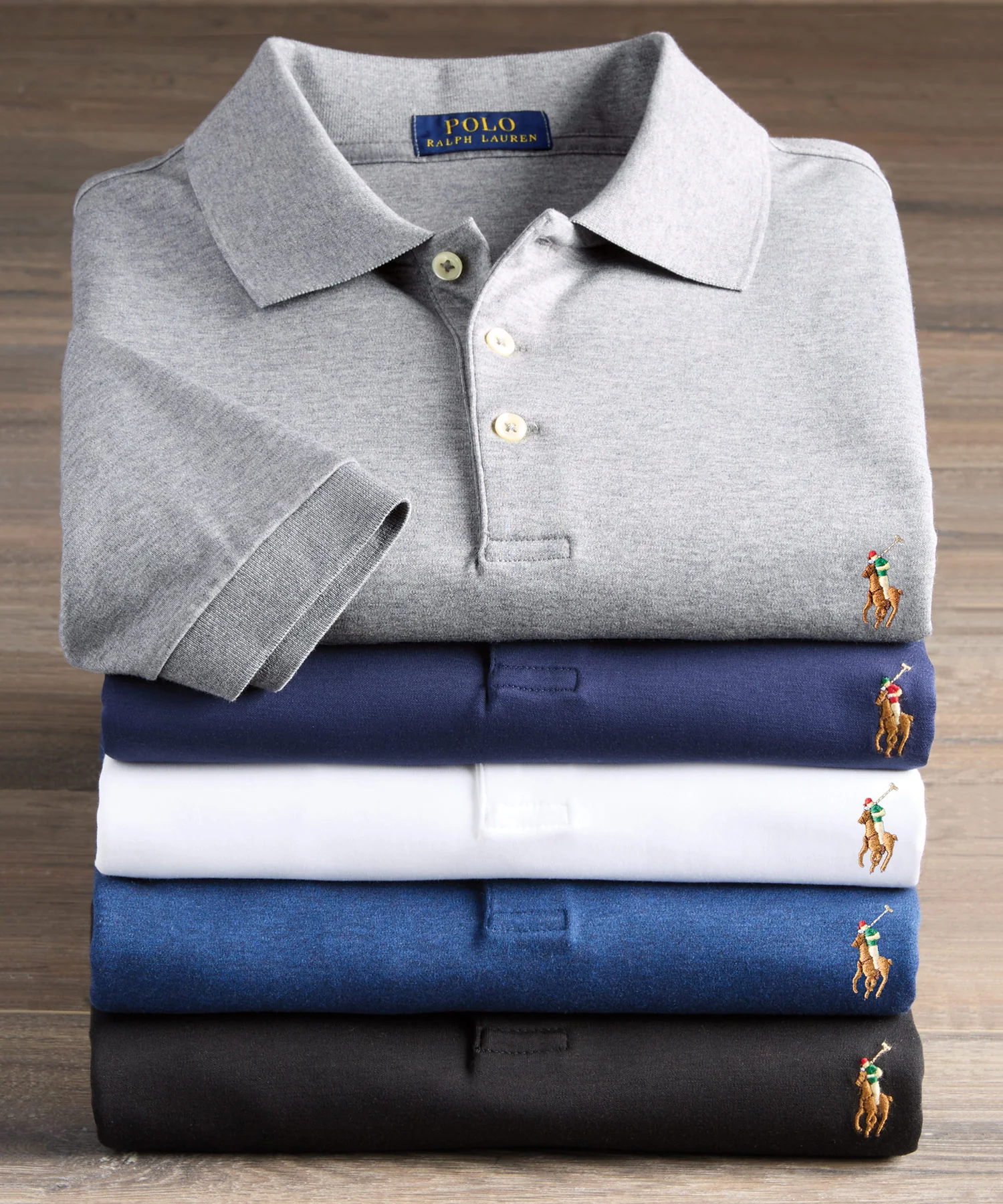 Polo Ralph Lauren Short Sleeve Classic Fit Soft Touch Pima Cotton Polo Shirt - Image 4