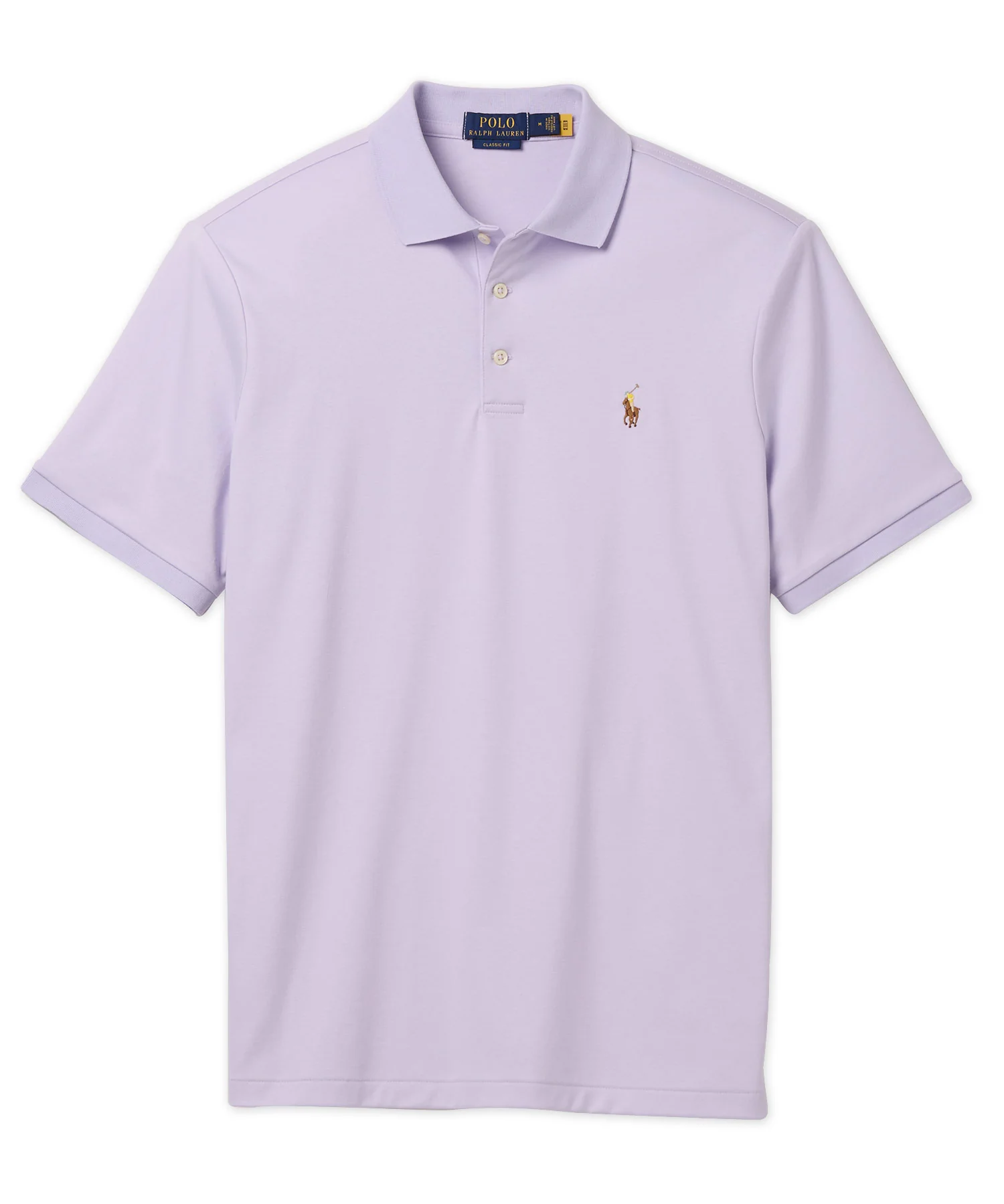 Polo Ralph Lauren Short Sleeve Classic Fit Soft Touch Pima Cotton Polo Shirt - Image 10