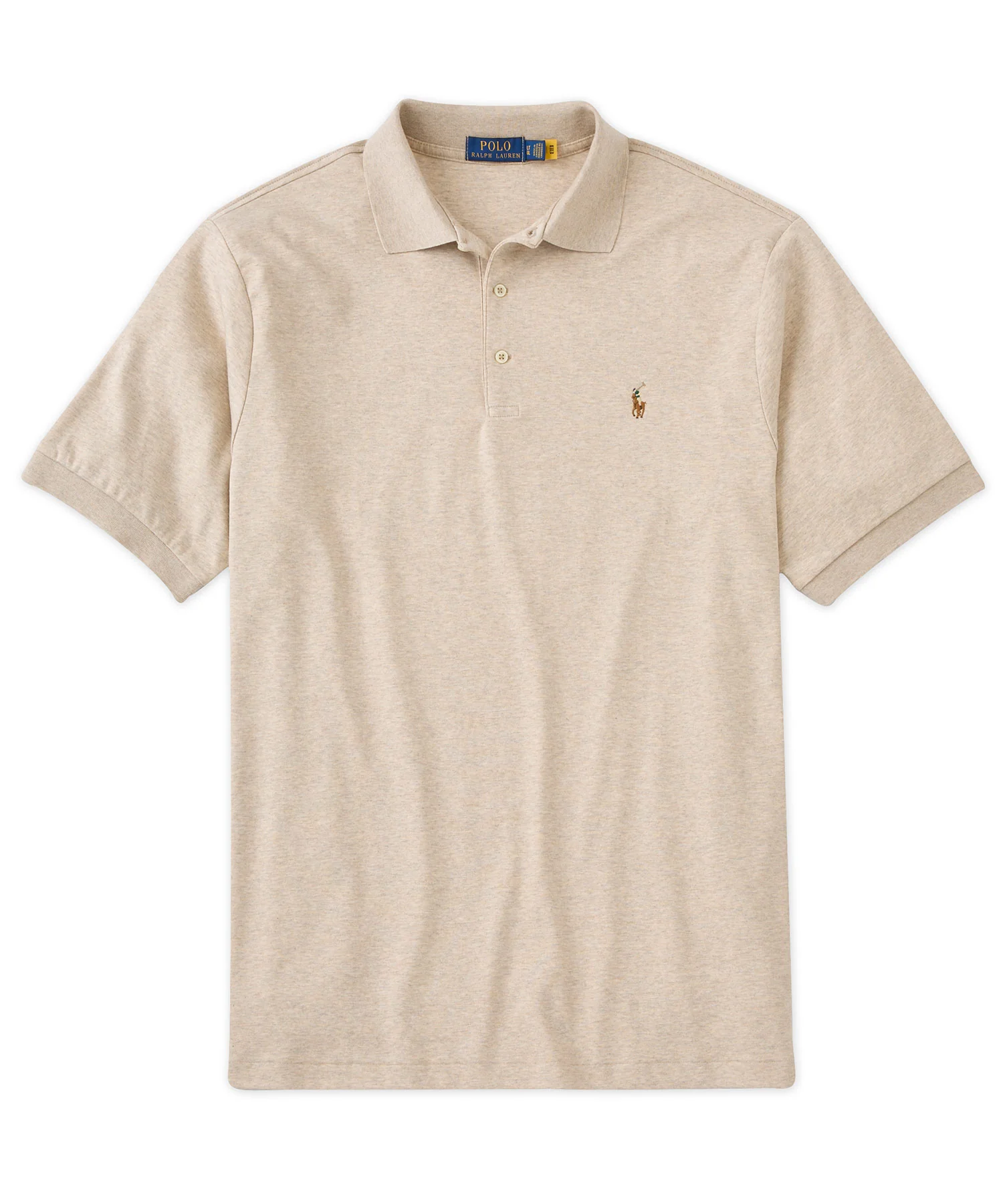 Polo Ralph Lauren Short Sleeve Classic Fit Soft Touch Pima Cotton Polo Shirt - Image 12