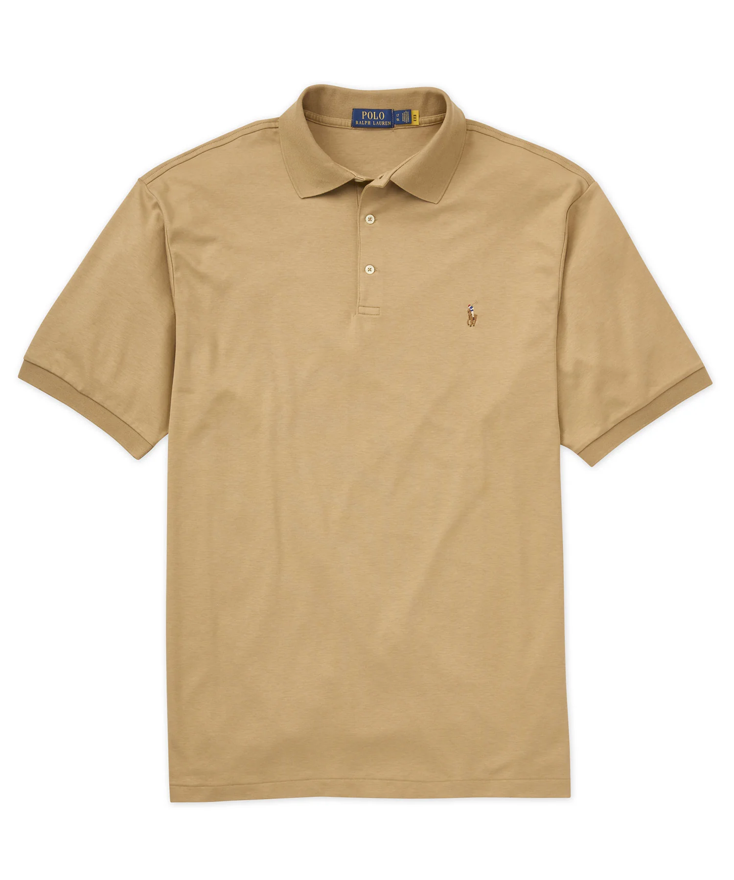 Polo Ralph Lauren Short Sleeve Classic Fit Soft Touch Pima Cotton Polo Shirt - Image 13