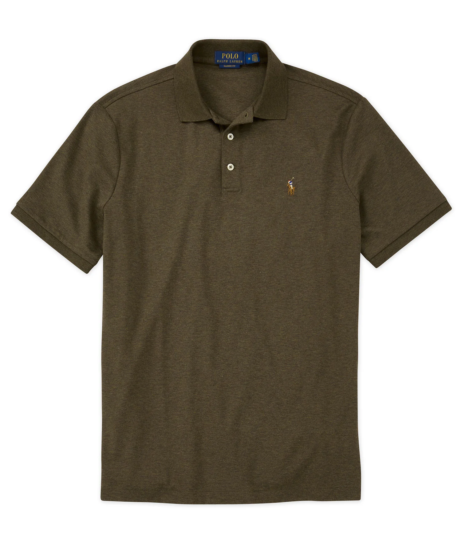 Polo Ralph Lauren Short Sleeve Classic Fit Soft Touch Pima Cotton Polo Shirt - Image 8