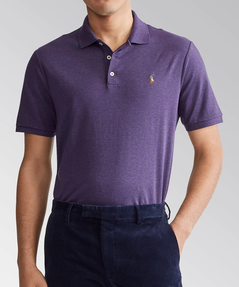 Polo Ralph Lauren Short Sleeve Classic Fit Soft Touch Pima Cotton Polo Shirt - Image 10