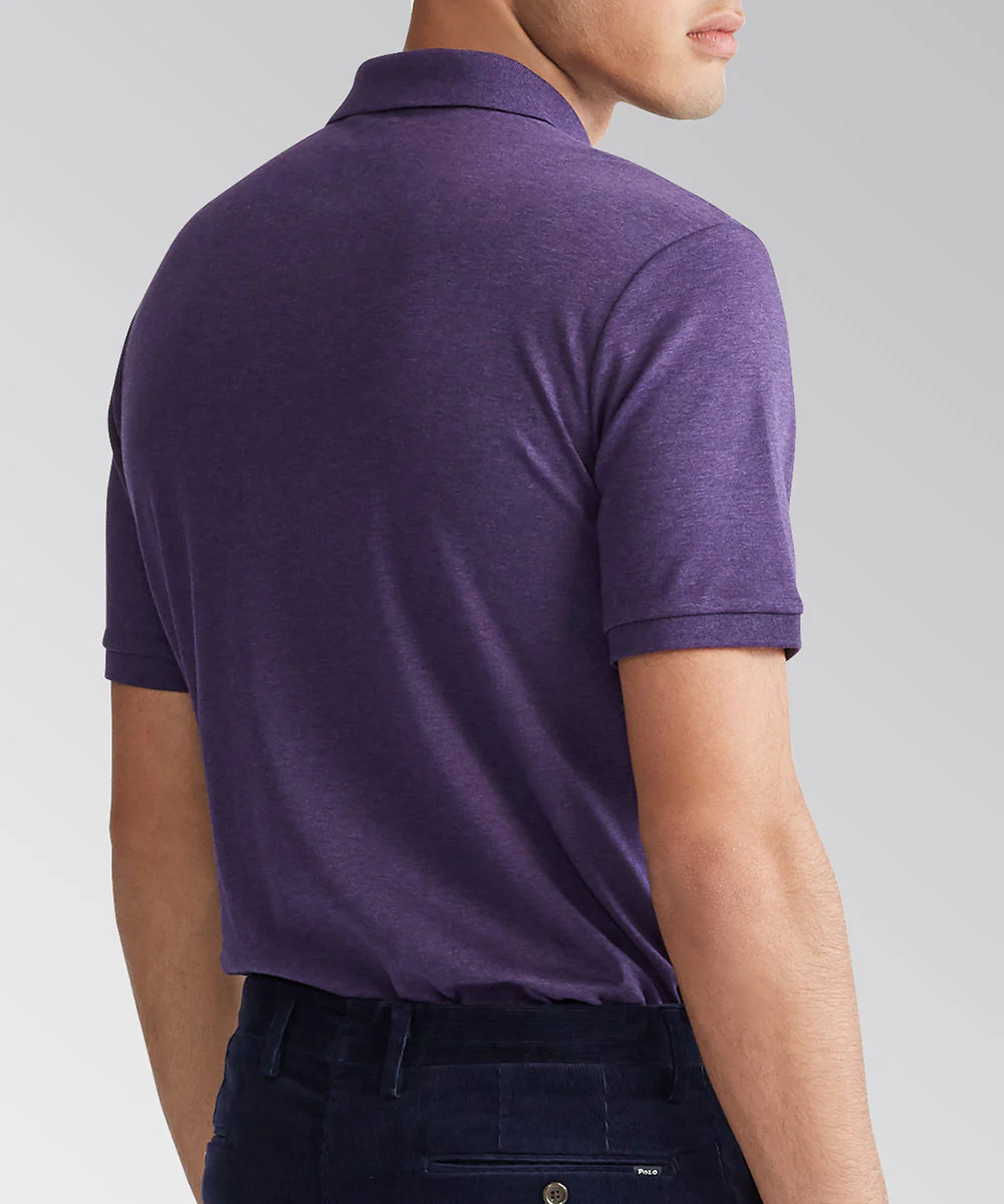 Polo Ralph Lauren Short Sleeve Classic Fit Soft Touch Pima Cotton Polo Shirt - Image 11