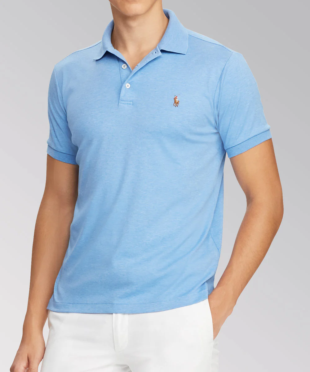 Polo Ralph Lauren Short Sleeve Classic Fit Soft Touch Pima Cotton Polo Shirt - Image 17