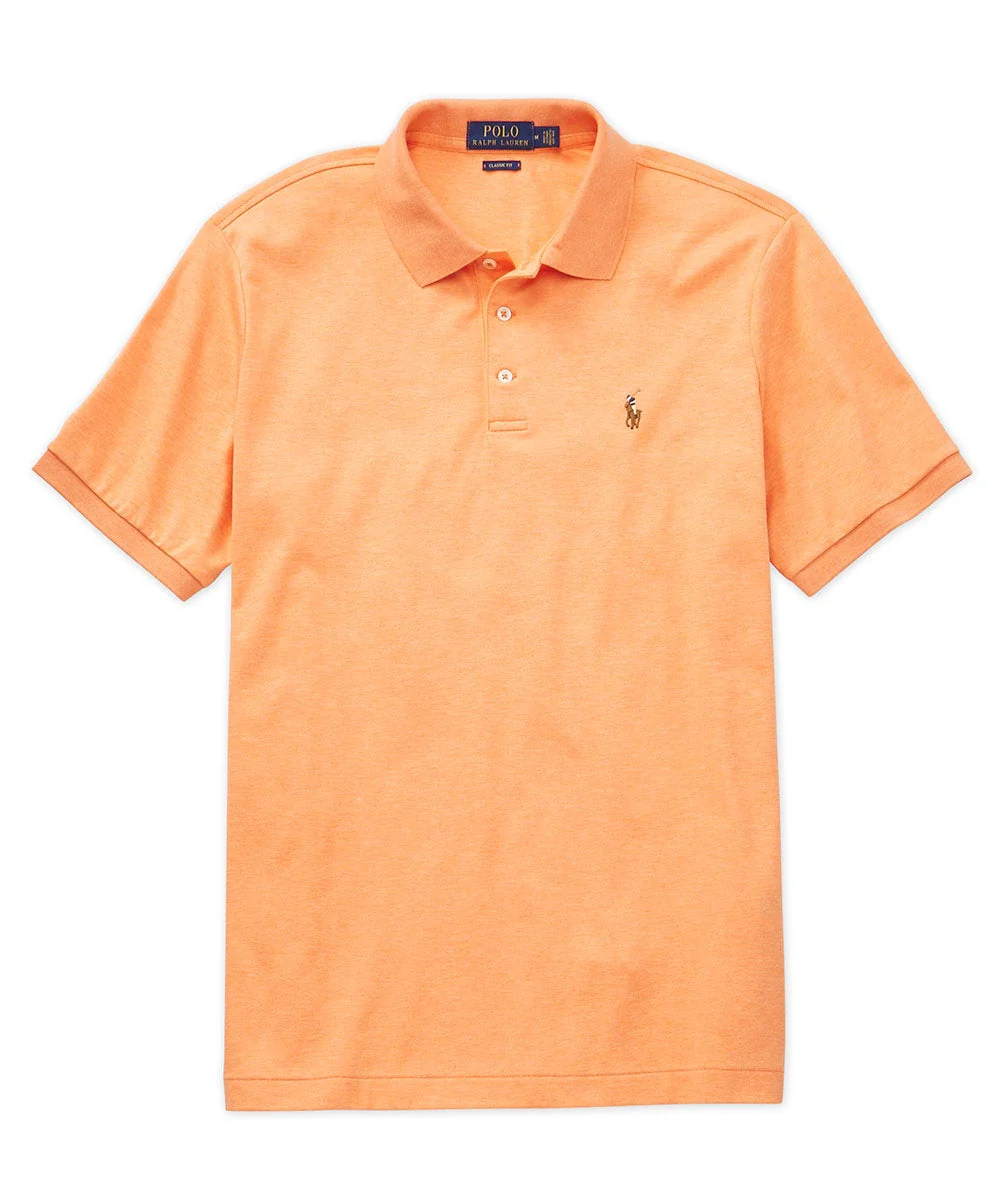 Polo Ralph Lauren Short Sleeve Classic Fit Soft Touch Pima Cotton Polo Shirt - Image 18