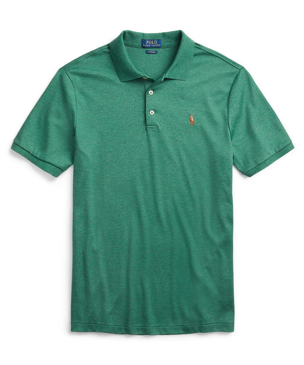 Polo Ralph Lauren Short Sleeve Classic Fit Soft Touch Pima Cotton Polo Shirt - Image 21