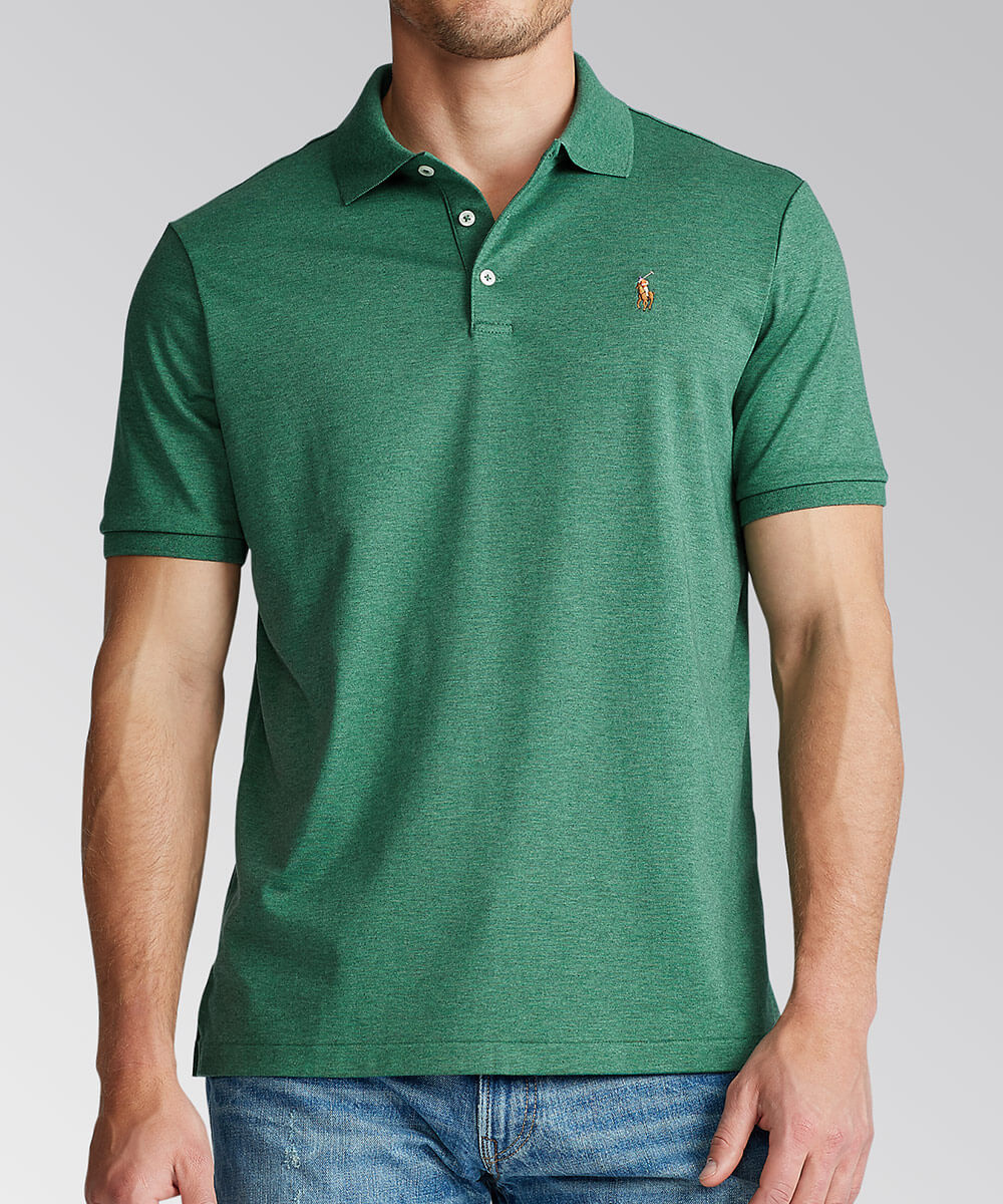 Polo Ralph Lauren Short Sleeve Classic Fit Soft Touch Pima Cotton Polo Shirt - Image 22
