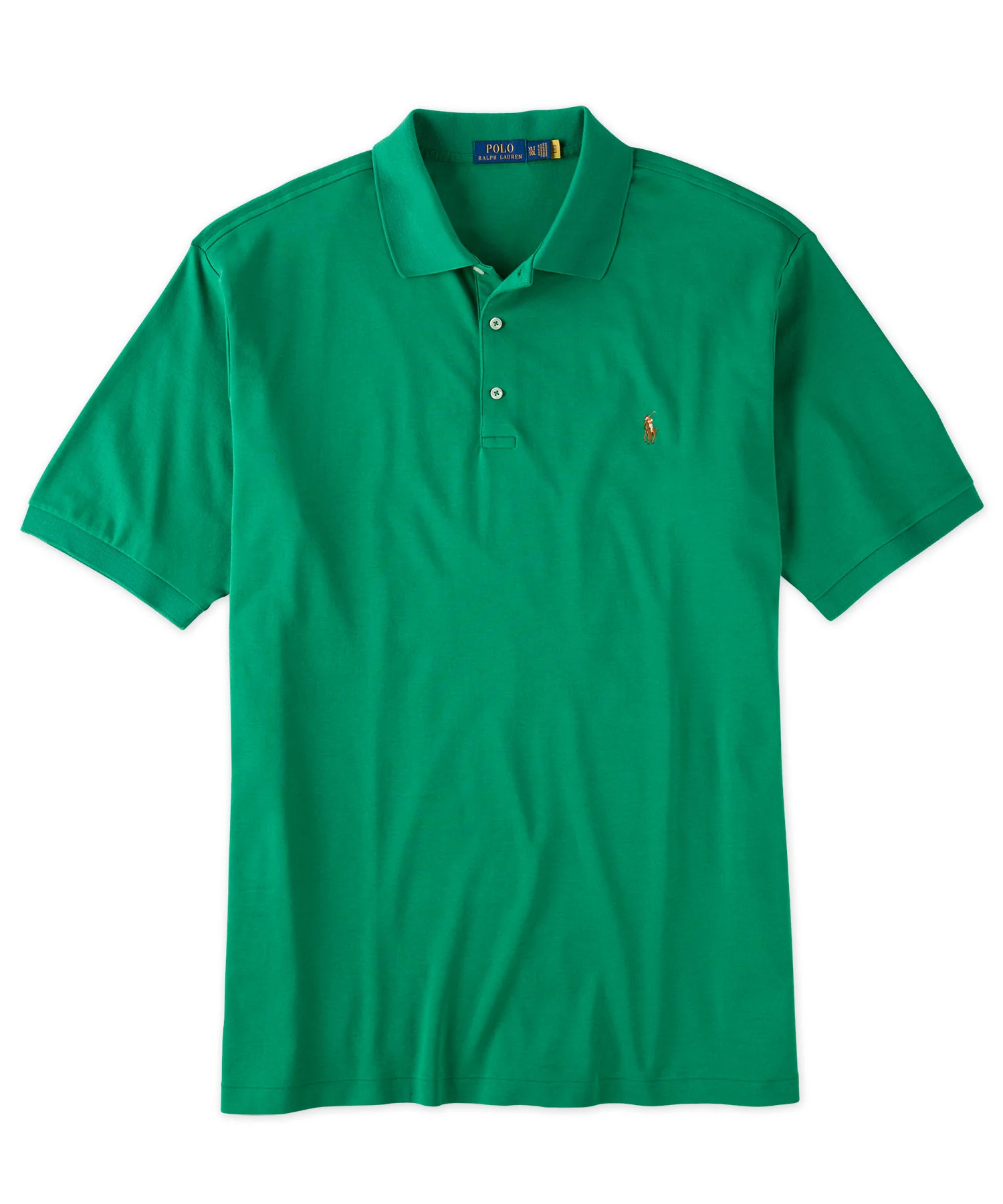 Polo Ralph Lauren Short Sleeve Classic Fit Soft Touch Pima Cotton Polo Shirt - Image 12
