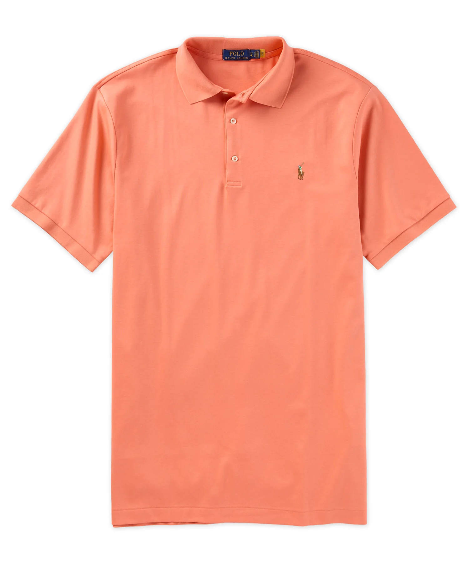 Polo Ralph Lauren Short Sleeve Classic Fit Soft Touch Pima Cotton Polo Shirt - Image 14