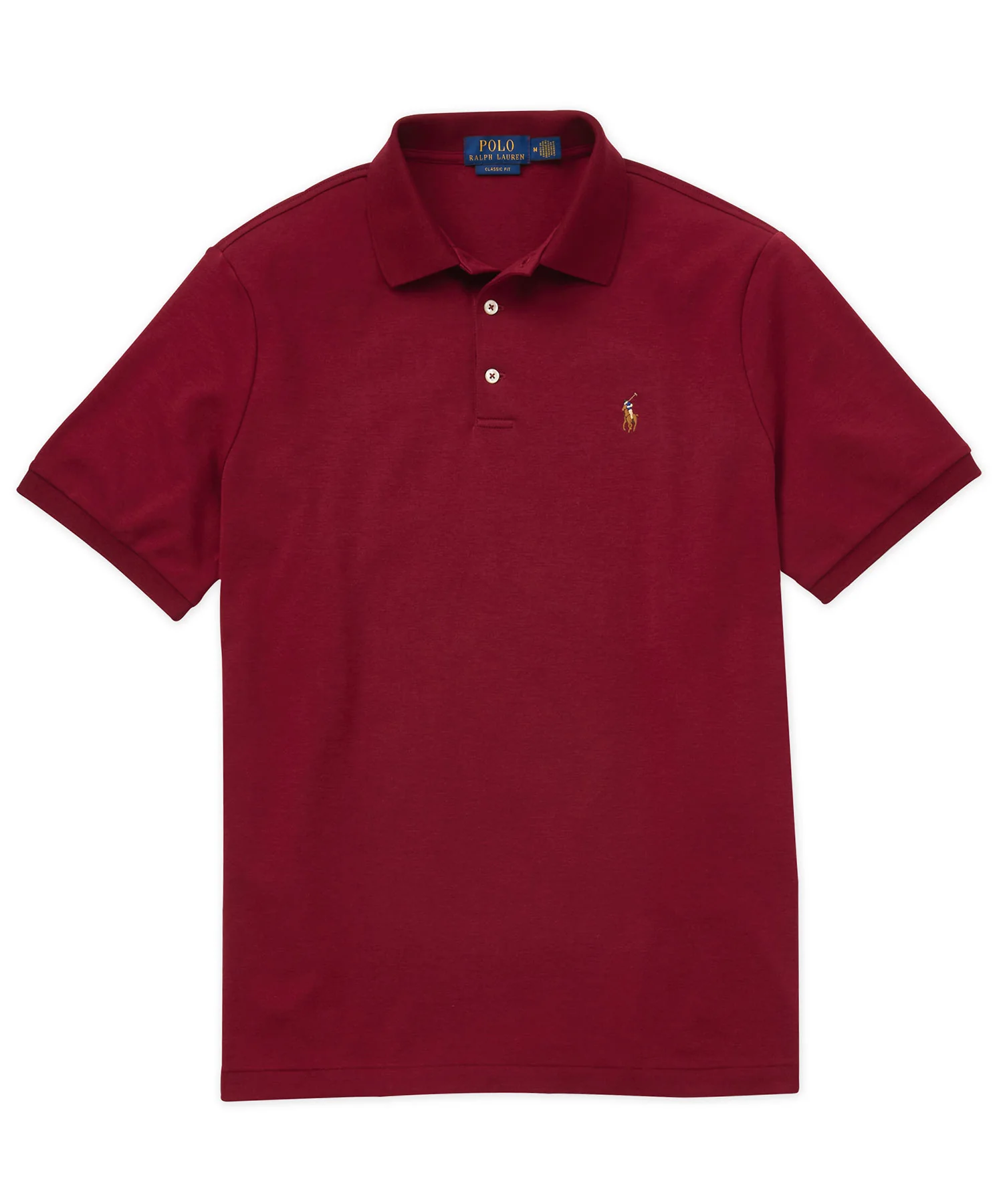 Polo Ralph Lauren Short Sleeve Classic Fit Soft Touch Pima Cotton Polo Shirt - Image 16