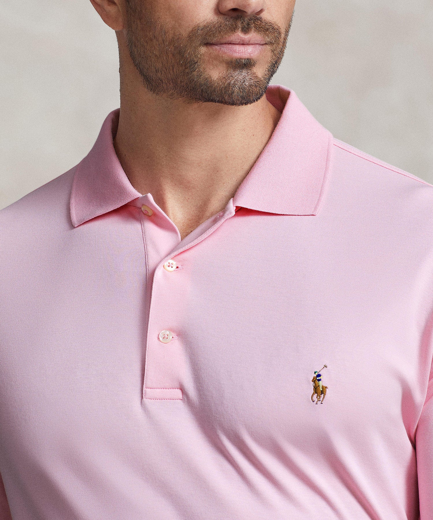 Polo Ralph Lauren Short Sleeve Classic Fit Soft Touch Pima Cotton Polo Shirt - Image 20