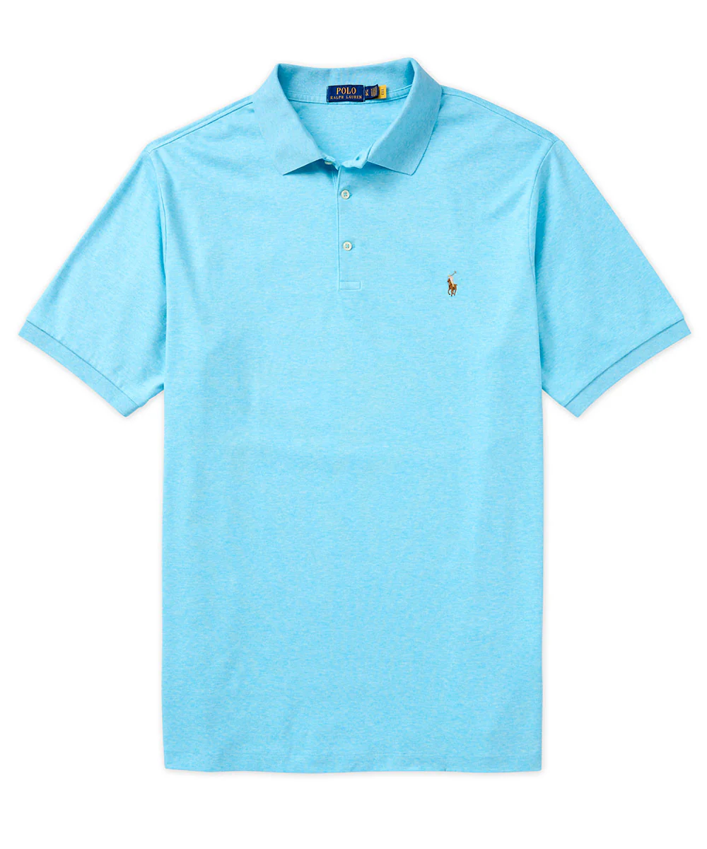 Polo Ralph Lauren Short Sleeve Classic Fit Soft Touch Pima Cotton Polo Shirt - Image 6