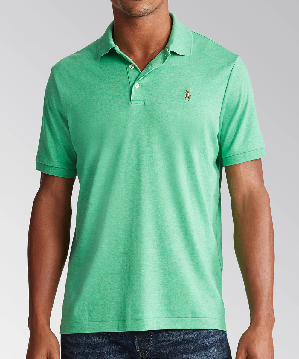 Polo Ralph Lauren Short Sleeve Classic Fit Soft Touch Pima Cotton Polo Shirt - Image 16